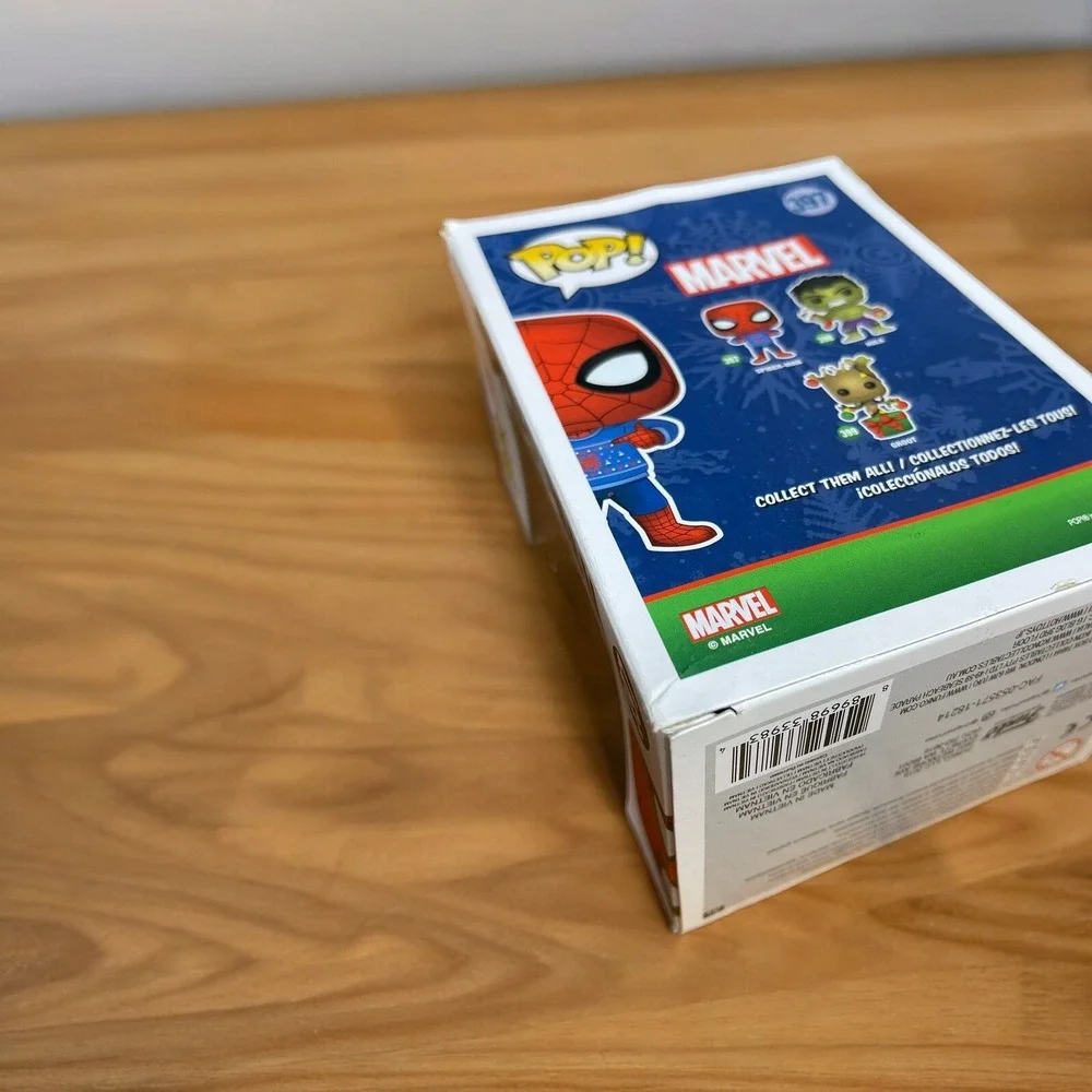 Lot Of 2 Funko Pop! Marvel Spider-Man Vinyl Figures #397 & #470 Bobble Heads‎